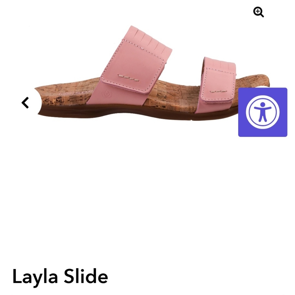 WACO spenco shoe coral cloud Layla Sandals
